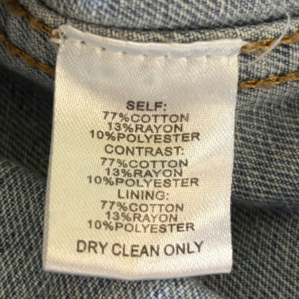 Classic Blue Denim Jean Jacket - Picture 4 of 4
